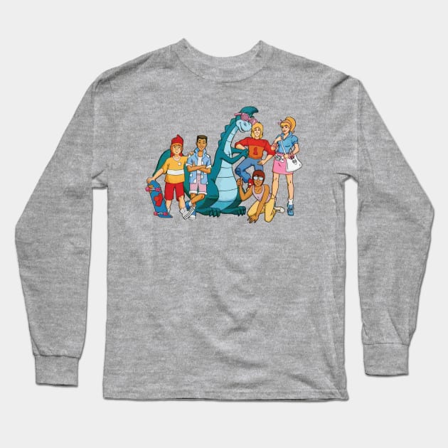 Denver, the Last Dinosaur Long Sleeve T-Shirt by scohoe